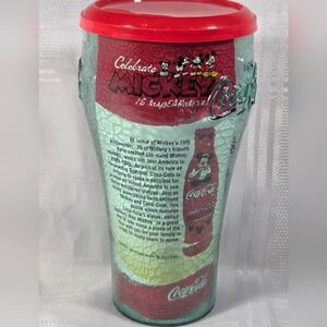 Coca-Cola Mickey Mouse Commemorative Puzzle In Cup
